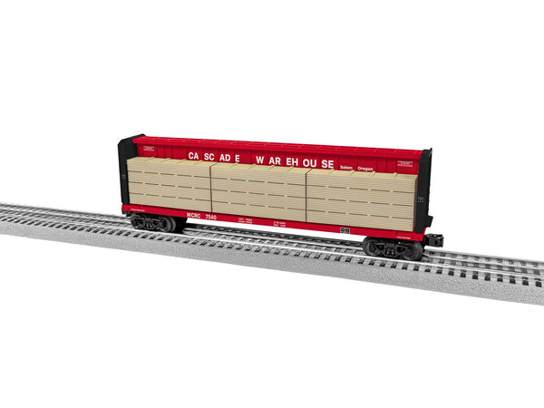 Lionel 2343102 WCRC CENTERBEAM FLATCAR #7540 O SCALE NEW