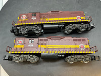 Lionel 6-8158, 6-8159 Duluth Missabe GP-35 Diesel Pair Locomotives (Set of 2) 6158 in wrong boxO Scale Like New