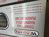 Williams 4 Car Pennsylvania Railroad PRR Broadway Limited Passenger Car set O SCALE Used Excellent