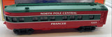 Lionel 6-25184 North Pole Central Observation Car prancer #1225 O SCALE NEW