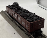 Lionel 6-17408 ST. LOUIS & SOUTHWESTERN Cotton Belt Gondola with Scrap Load Mainline #9820 O Scale Used Excellent Damaged Box