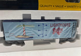 K-line k762-8034 Lighthouse Blinking Light Fresh Seafood Woodside Reefer Car O SCALE NEW