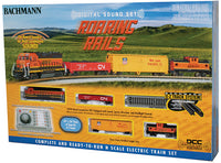 Bachmann 24132 BNSF ROARING RAILS WITH DIGITAL SOUND TRAIN SET N SCALE NEW