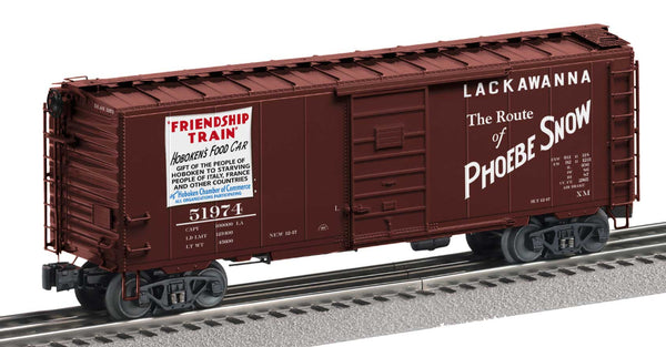 Lionel 2426030 DL&W FRIENDSHIP TRAIN FREIGHTSOUNDS PS-1 BOXCAR #51974 O SCALE Limited NEW