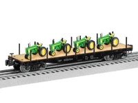 Lionel 2426160 NORTHERN PACIFIC 40' FLATCAR W/ JOHN DEERE TRACTOR LOAD O SCALE NEW