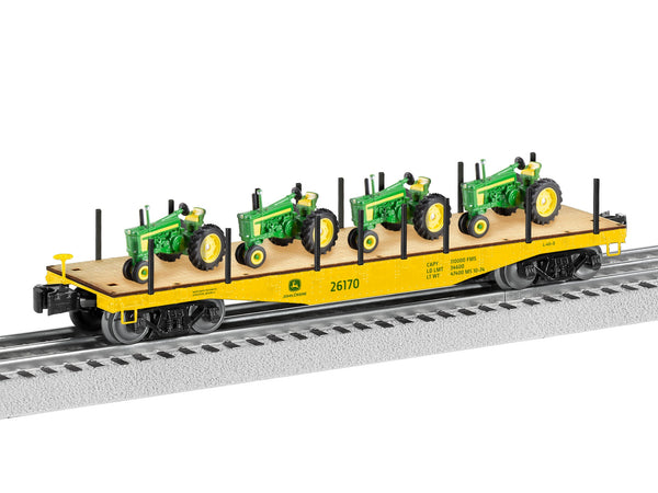 Lionel 2426170 JOHN DEERE 40' FLATCAR W/ TRACTOR LOAD O SCALE NEW