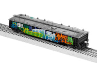 Lionel 2426270 GRAFFITI PS-5 GONDOLA #426270 - COVERED O SCALE NEW Damaged Box limited