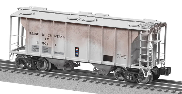 Lionel 2426651 ILLINOIS CENTRAL PS-2 WEATHERED COVERED HOPPER #55012 O SCALE LIMITED NEW