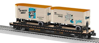 Lionel 2426700 ACME 50' TOFC FLATCAR W/2 20' TRAILERS O SCALE LIMITED NEW