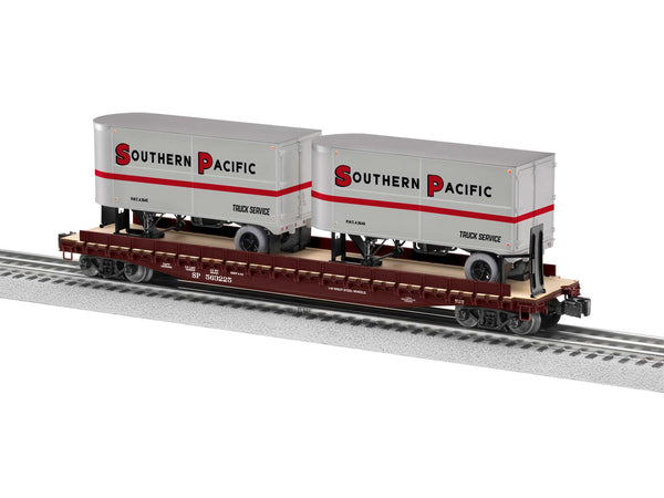 Lionel 2426740 SOUTHERN PACIFIC 50' TOFC FLATCAR W/ 20' TRAILERS O SCALE NEW limited