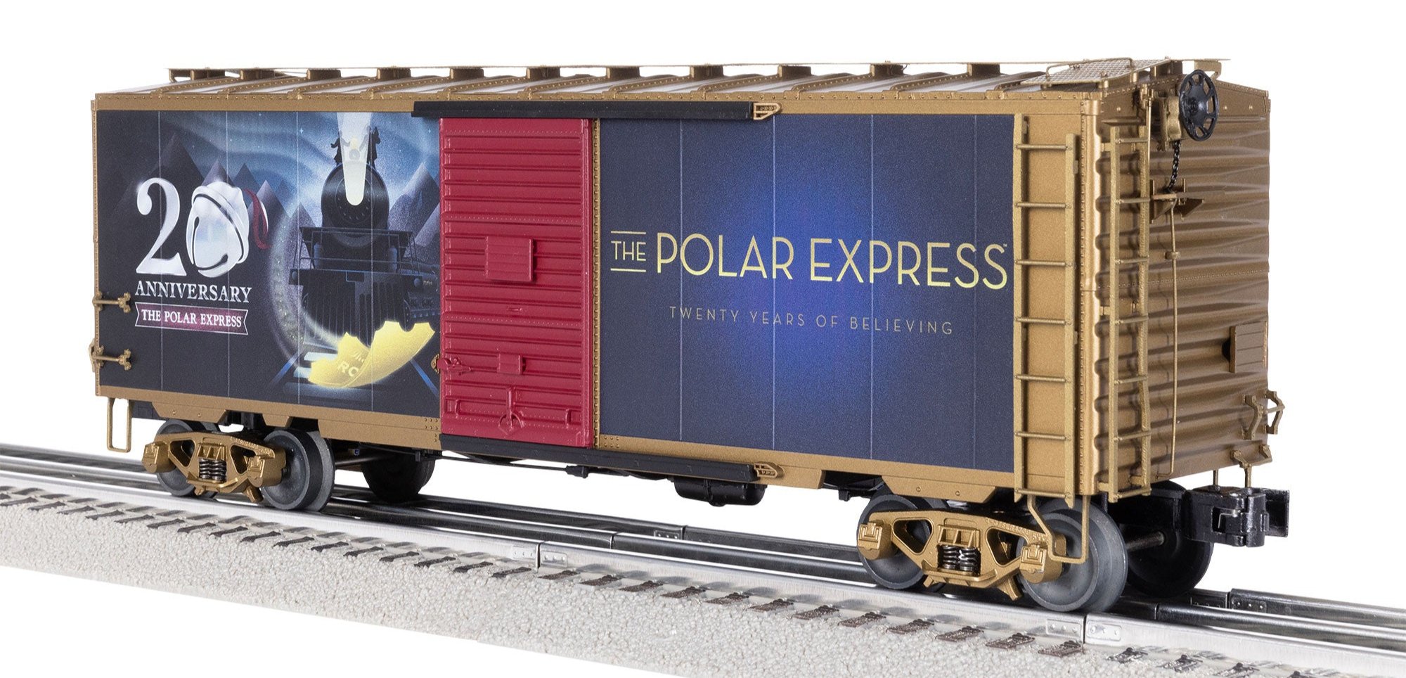 Lionel 2426800 THE POLAR EXPRESS 20TH ANNIVERSARY PS-1 BOXCAR O SCALE