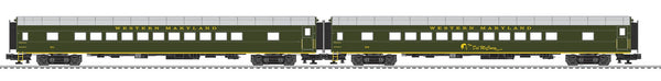 Lionel 2427050 Western Maryland WM Scenic 21" Passenger Car 2 Pack A sold with 2427060 AND 2427070 Limited O Scale New