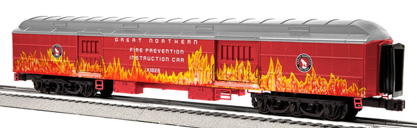 Lionel 2427260 Great Northern GN Fire Prevention 18" Training Car #X1828 O SCALE NEW