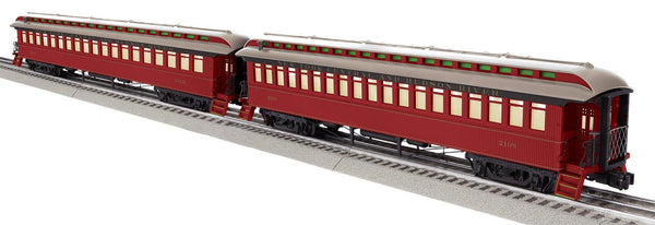 Lionel 2427350 NEW YORK CENTRAL NYC SEMI-VESTIBULE WOOD COACH 2-PACK O SCALE limited NEW