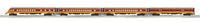 Lionel 2431690 Milwaukee Road Legacy Hiawatha 4-4-2 #1 with 2427400 Hiawatha 18' Aluminum 4 car passenger set AND 2427410 Hiawatha 18" Aluminum 3 car passenger set Limited O Scale NEW