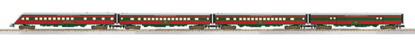 Lionel 2427430, 2427440 North Pole Central 18" Aluminum Passenger Car Set (Set of 7) O Scale Limited NEW