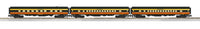 Lionel 2427490 Seaboard Aluminum 4 car set AND 2427500 Seaboard Aluminum Passenger 3 Car Set (Set of 7) O Scale NEW