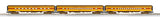 Lionel 2431750 Union Pacific UP Legacy 4-4-2 #2800 with 2427520 UP 18" Aluminum 4 pack passenger car set and 2427530 UP 18" Aluminum 3 pack Passenger car Limited O Scale NEW