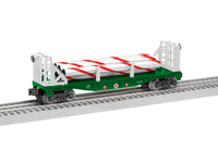 Lionel 2428090 PEPPERMINT RAILROAD TRANSPORT BULKHEAD FLATCAR O SCALE NEW