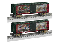 Lionel 2428150 THOMAS KINKADE STUDIOS - DISNEY MICKEY & MINNIE CANDY CANE EXPRESS Christmas BOXCAR O SCALE NEW