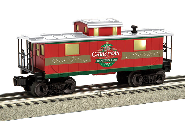 Lionel 2428470 CHRISTMAS New Year NE5 CABOOSE O SCALE NEW