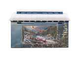 Lionel 2429160 THOMAS KINKADE CHRISTMAS LIGHT EXPRESS COVERED BRIDGE O SCALE NEW