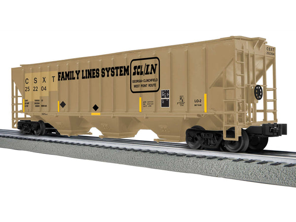 Lionel 2442150 CSX / FAMILY LINES PS-2CD COVERED HOPPER 3-PACK #252204,#252314,#252351 O SCALE NEW Limited