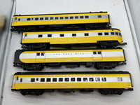 MTH 20-5610B, 20-5610C Pennsylvania Passenger Car Set East Wind Bag/Observation & Coach/Coach (Set of 4 cars) O Scale LIKE NEW