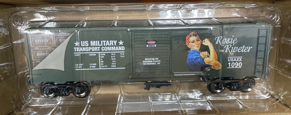 MENARDS 275-9055 ROSIE THE RIVETER BOXCAR O SCALE NEW