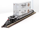 MTH Railking 30-76020 Denver & Rio Grande Husky Stack Car O SCALE Like New