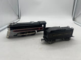 Marx 10 New York Central NYC tin locomotive and tender as is O SCALE Used No Box