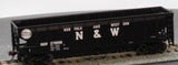 Walthers 931-1655 NORFOLK & WESTERN Offset Quad Hopper Trainline black HO Scale NEW