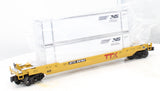 MTH Railking 30-76397 Norfolk Southern Husky Stack Car O SCALE Like New