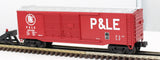 MTH Railking 30-74098 Pittsburgh & Lake Erie 40' Double Door Box Car O SCALE Like New