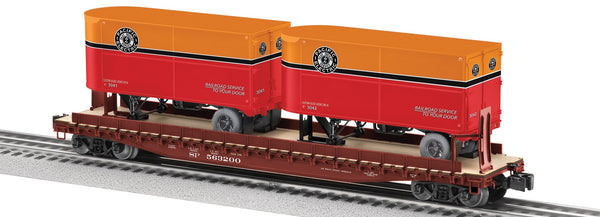 Lionel 2526380 PACIFIC ELECTRIC TOFC #563200 W/2 TRAILERS O SCALE LIMITED NEW