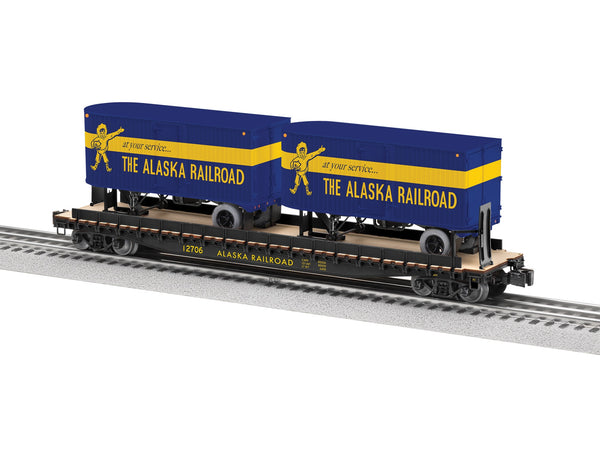 Lionel 2526390 ALASKA TOFC #12706 W/2 TRAILERS O SCALE LIMITED NEW