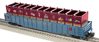 Lionel 2526580 The Polar Express PS-5 Gondola w/cannisters #122525 limited O SCALE NEW