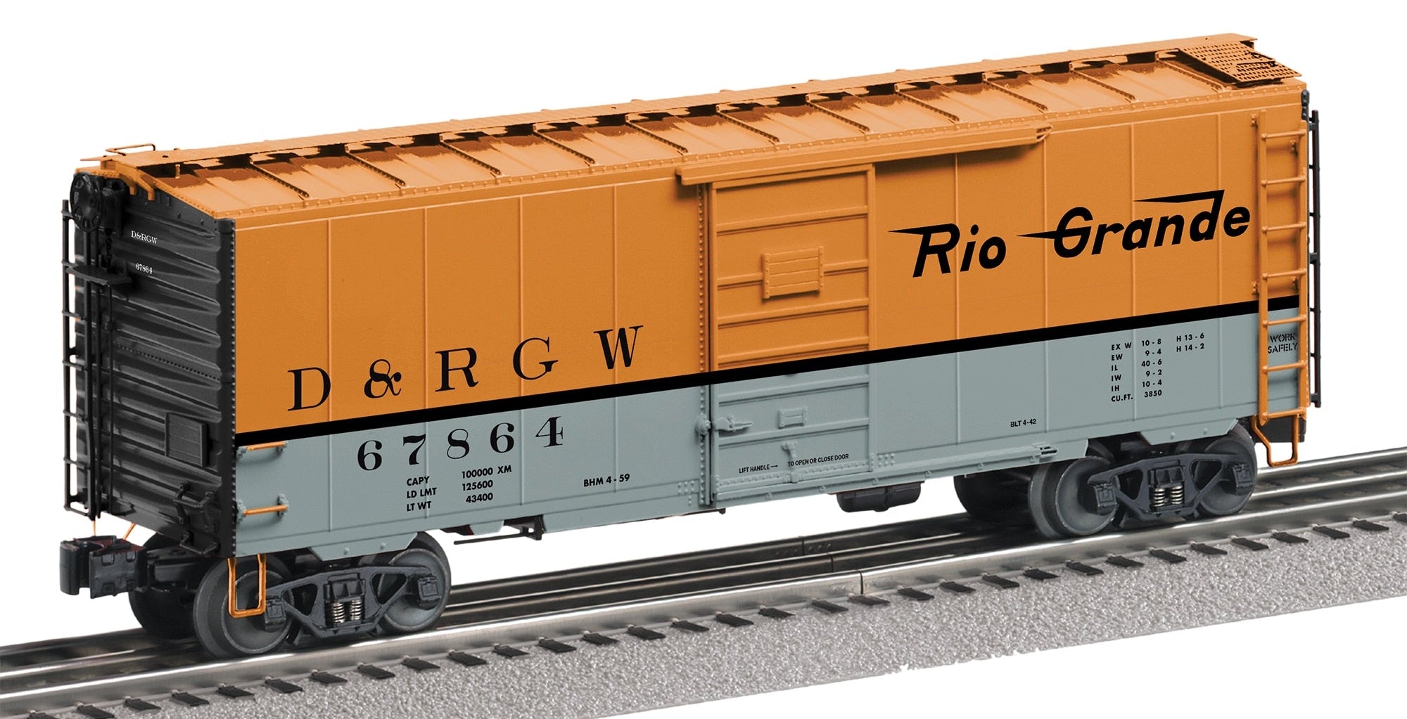 Lionel 2526660 Denver & Rio Grande Western D&RGW Freightsounds PS-1 Bo