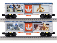 Lionel 2528230 STAR WARS  R2D2 & C3PO Character Boxcar limited O SCALE NEW