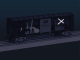Lionel 2528260 STAR WARS Lightsaber Series Illuminated Boxcar LIMITED- Darth Vader v. Obi-Wan Kenobi O SCALE NEW