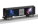 Lionel 2528270 STAR WARS Lightsaber Series Illuminated Boxcar - Kylo Ren v. Rey limited O SCALE NEW
