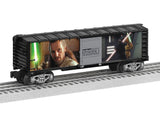 Lionel 2528280 STAR WARS Lightsaber Series Illuminated Boxcar - Darth Maul v. Qui-Gon Jinn limited O SCALE NEW