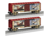 Lionel 2528410 Thomas Kinkade - Disney Mickey & Minnie Evening Sleigh Ride limited Boxcar O SCALE NEW