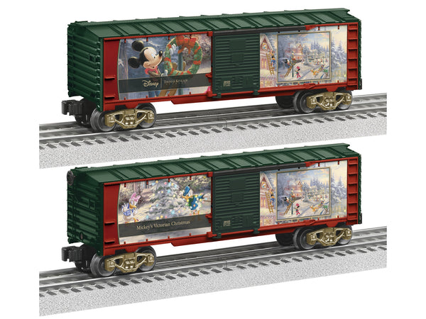 Lionel 2528420 Thomas Kinkade - Disney Mickey's Victorian Christmas Boxcar limited O SCALE NEW