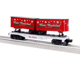 Lionel 2528680 Winter Wonderland Flatcar with Piggyback Trailers limited O SCALE NEW