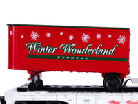 Lionel 2528680 Winter Wonderland Flatcar with Piggyback Trailers limited O SCALE NEW