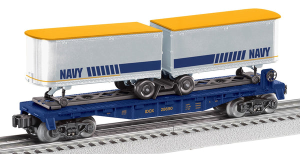 Lionel 2528690 Navy Flatcar with Piggyback Trailers limited O SCALE NEW