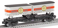 Lionel 2528700 Whispering Rails Flatcar with Transylvania Transit Undertaker Coffin Co. Piggyback Trailers limited O SCALE NEW