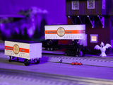 Lionel 2528700 Whispering Rails Flatcar with Transylvania Transit Undertaker Coffin Co. Piggyback Trailers limited O SCALE NEW
