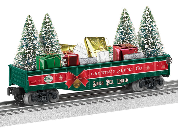 Lionel 2528750 CHRISTMAS GONDOLA WITH TREES & PRESENTS limited O SCALE NEW